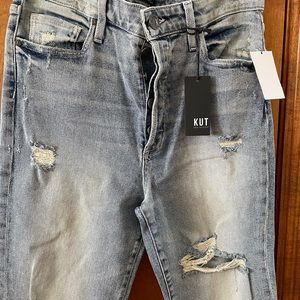 Kut from Kloth high rise Rosa crop. Size 8. NWT.